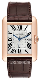 Cartier Tank Anglaise Srebrny/Skóra W5310004