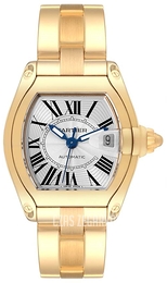 Cartier Roadster Srebrny/18 karatowe żółte złoto 43x38 mm W62005V1