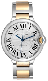 Cartier Ballon Bleu Srebrny/Stal Ø42.1 mm W69009Z3