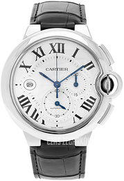 Cartier Ballon Blue Biały/Stal Ø44 mm W6920078