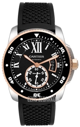 Cartier Calibre de Cartier Czarny/Guma Ø42 mm W7100055