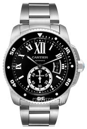 Cartier Calibre De Cartier Czarny/Stal Ø42 mm W7100057