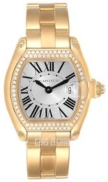 Cartier Roadster Srebrny/18 karatowe żółte złoto 36x30 mm WE5001X1