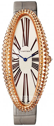Cartier Baignoire Srebrny/Skóra WGBA0010