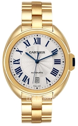 Cartier Cle De Cartier Srebrny/18 karatowe żółte złoto Ø40 mm WGCL0003