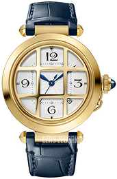 Cartier Pasha De Cartier Biały/Skóra Ø41 mm WGPA0019