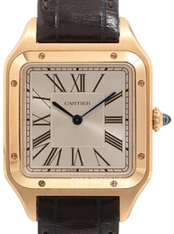 Cartier Santos Dumont Żółte złoto/Skóra WGSA0027