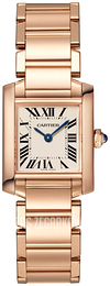 Cartier Tank Francaise Srebrny/18 karatowe różowe złoto WGTA0029