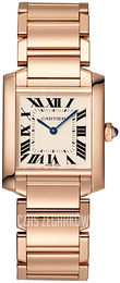 Cartier Tank Francaise Srebrny/18 karatowe różowe złoto WGTA0030