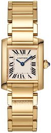 Cartier Tank Francaise Srebrny/18 karatowe żółte złoto WGTA0031