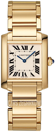 Cartier Tank Francaise Srebrny/18 karatowe żółte złoto WGTA0032