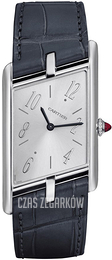 Cartier Tank Asymetrique Srebrny/Skóra WGTA0042