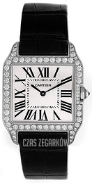 Cartier Santos Dumont Srebrny/Skóra WH100251