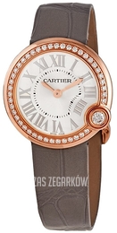 Cartier Ballon Blanc De Cartier Srebrny/Skóra Ø30 mm WJBL0008
