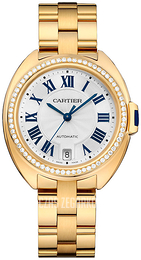 Cartier Cle De Cartier Srebrny/18 karatowe żółte złoto Ø35 mm WJCL0023