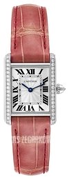 Cartier Tank Louis Srebrny/Skóra WJTA0011