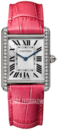 Cartier Tank Louis Srebrny/Skóra WJTA0015