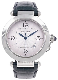 Cartier Pasha De Cartier Srebrny/Skóra Ø41 mm WSPA0010