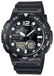 Casio Collection Czarny/Żywica z tworzywa sztucznego Ø47.7 mm AEQ-100W-1AVEF