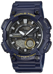 Casio Collection Czarny/Żywica z tworzywa sztucznego Ø47 mm AEQ-110W-2AVEF