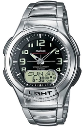 Casio Collection Czarny/Stal Ø41 mm AQ-180WD-1BVES