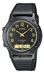 Casio Collection Czarny/Żywica z tworzywa sztucznego Ø38.8 mm AW-49H-1BVEF