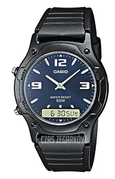 Casio Collection Czarny/Żywica z tworzywa sztucznego Ø38.8 mm AW-49HE-2AVEF