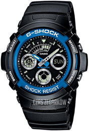 Casio G-Shock Ekran LCD/Żywica z tworzywa sztucznego Ø45 mm AW-591-2A