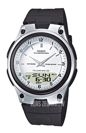 Casio Collection Srebrny/Żywica z tworzywa sztucznego Ø40 mm AW-80-7AVES