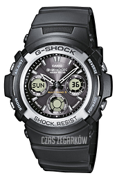 Casio G-Shock Czarny/Żywica z tworzywa sztucznego Ø46.4 mm AWG-100-1AER