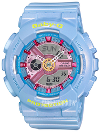 Casio Baby-G Wielokolorowy/Żywica z tworzywa sztucznego Ø44 mm BA-110CA-2AER