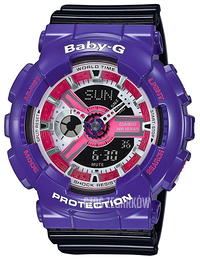 Casio Baby-G Wielokolorowy/Żywica z tworzywa sztucznego Ø43 mm BA-110NC-6AER