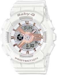 Casio Baby-G Ekran LCD/Żywica z tworzywa sztucznego Ø43 mm BA-110RG-7AER