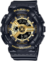 Casio Baby-G Czarny/Żywica z tworzywa sztucznego Ø43.4 mm BA-110X-1AER
