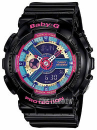 Casio Baby-G Wielokolorowy/Żywica z tworzywa sztucznego Ø40 mm BA-112-1AER