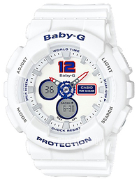 Casio Baby-G Biały/Żywica z tworzywa sztucznego Ø43.4 mm BA-120TR-7BER