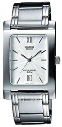 Casio Collection Srebrny/Stal 42x28 mm BEM-100D-7AVEF