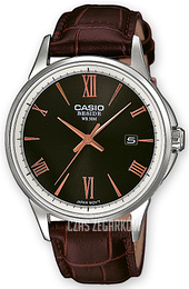 Casio Collection Czarny/Skóra Ø41 mm BEM-126L-1AVEF