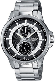 Casio Beside Czarny/Stal Ø44 mm BEM-304D-1AVEF