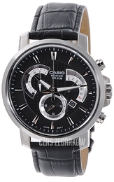 Casio Collection Czarny/Skóra Ø44 mm BEM-506L-1AVEF