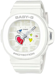 Casio Baby-G Biały/Guma Ø43 mm BGA-10-7AER