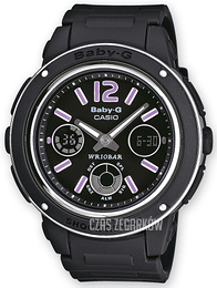 Casio Baby-G Czarny/Żywica z tworzywa sztucznego Ø42 mm BGA-150-1BER