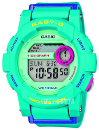 Casio Baby-G Ekran LCD/Żywica z tworzywa sztucznego Ø44 mm BGD-180FB-2ER