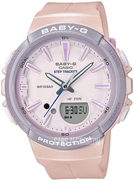 Casio Baby-G Różowy/Żywica z tworzywa sztucznego Ø42.6 mm BGS-100SC-4AER