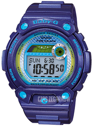 Casio Baby-G Niebieski/Żywica z tworzywa sztucznego Ø42.3 mm BLX-100-2ER