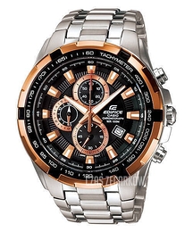 Casio Edifice Czarny/Stal 53.5x48.5 mm EF-539D-1A5