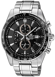 Casio Edifice Czarny/Stal Ø44 mm EF-547D-1AVEF