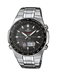 Casio Edifice Czarny/Stal Ø44 mm EFA-134SB-1A1VEF