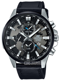 Casio Edifice Czarny/Skóra Ø49 mm EFR-303L-1AVUEF
