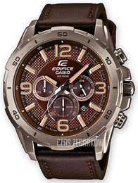 Casio Edifice Brązowy/Skóra Ø49 mm EFR-538L-5AVUEF